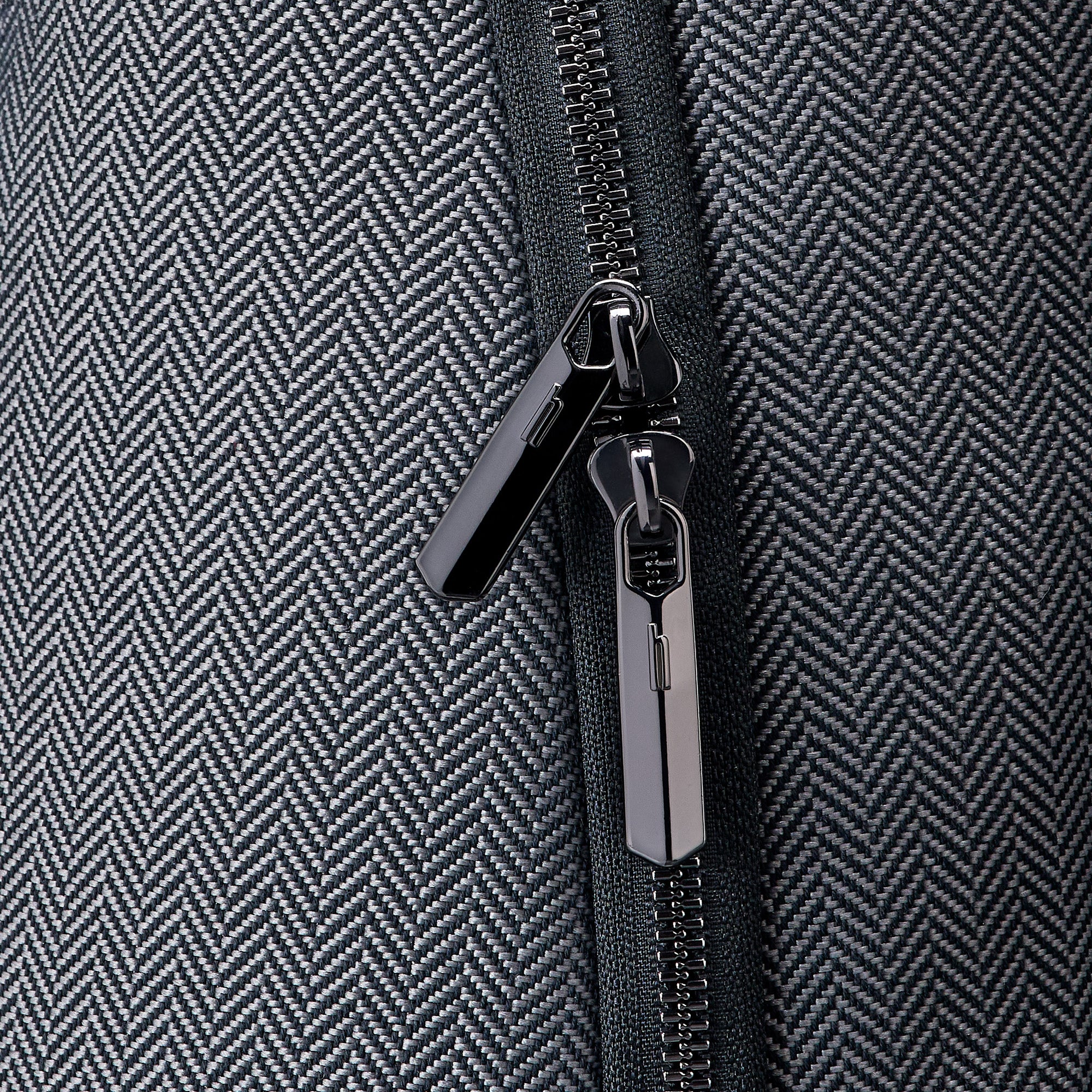 Black Herringbone