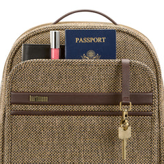 Tweed/Natural Leather