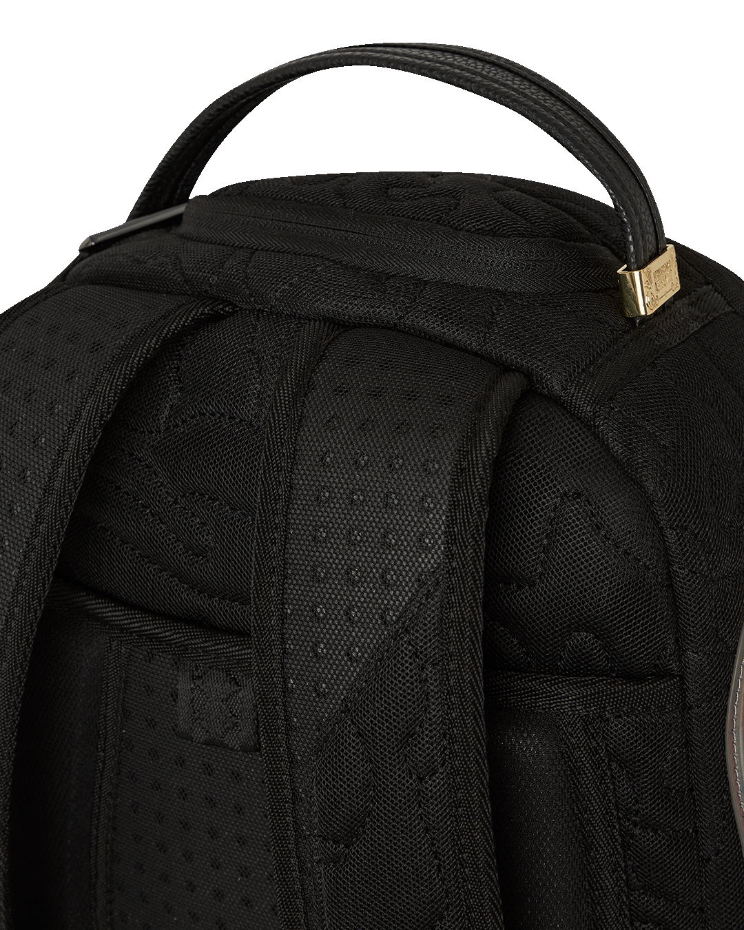 Black Quilted Irridescent