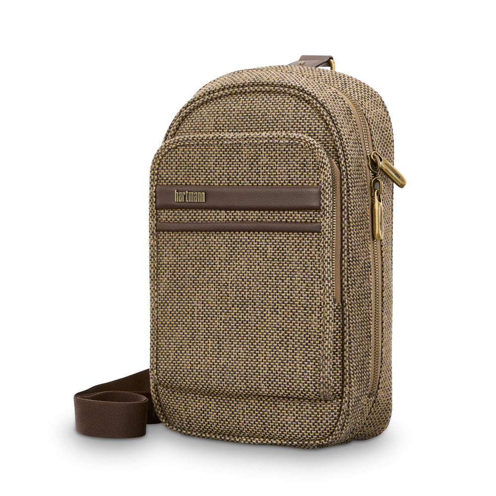 Tweed/Natural Leather