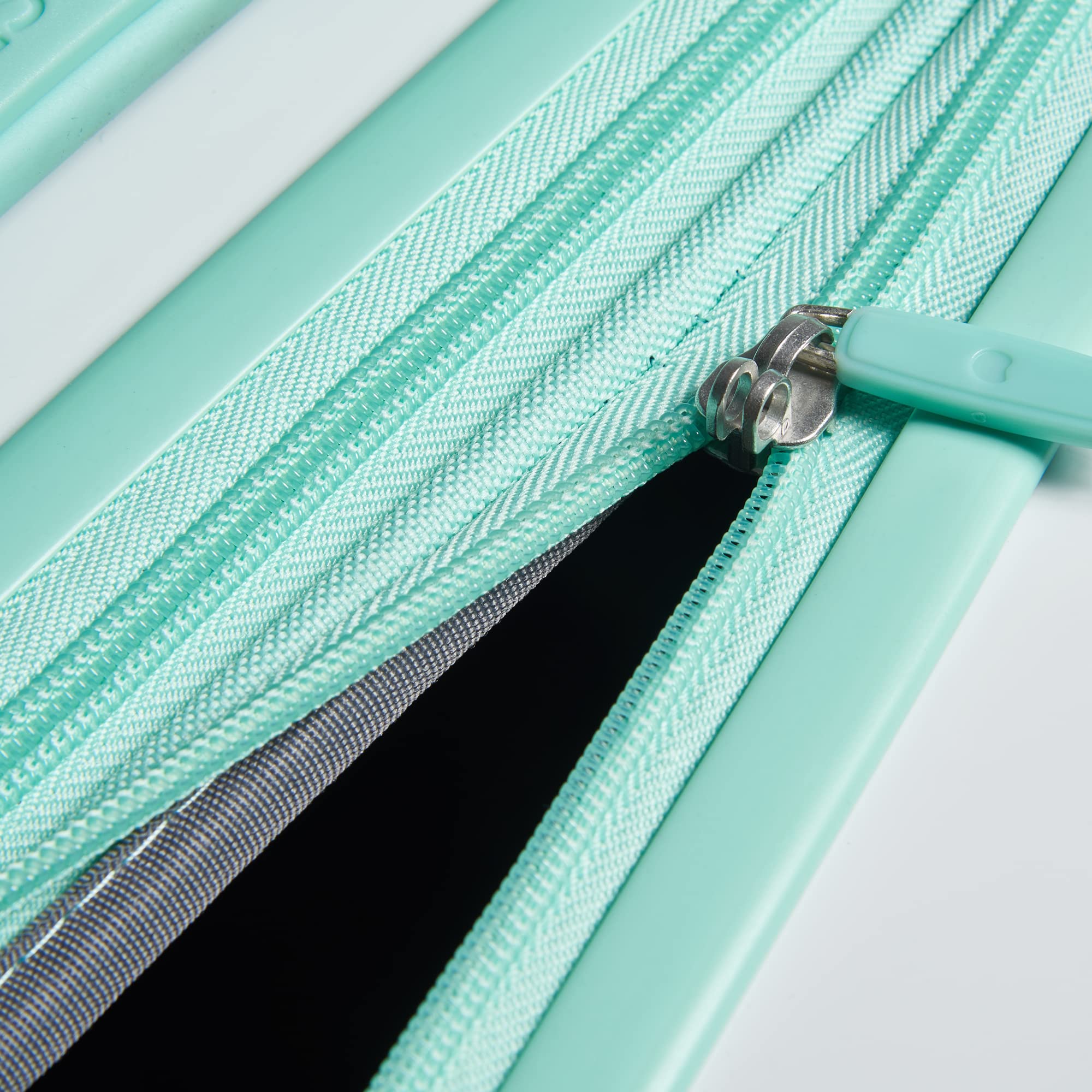 White with Teal Trim / 2 Piece Set (20/24)