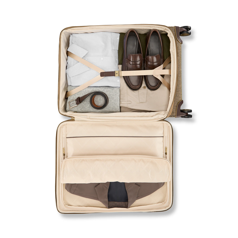 Tweed/Natural Leather