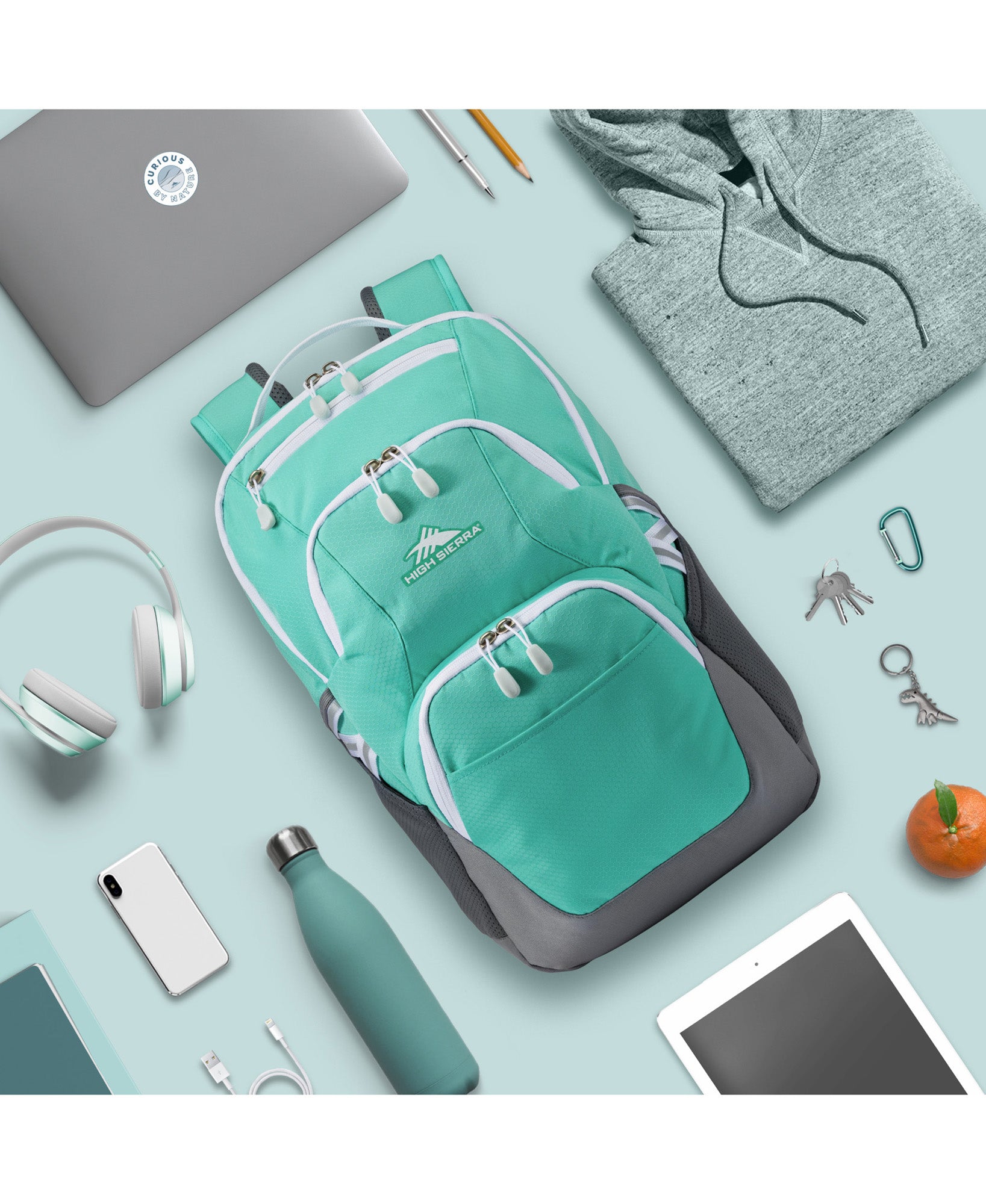 Aquamarine/White