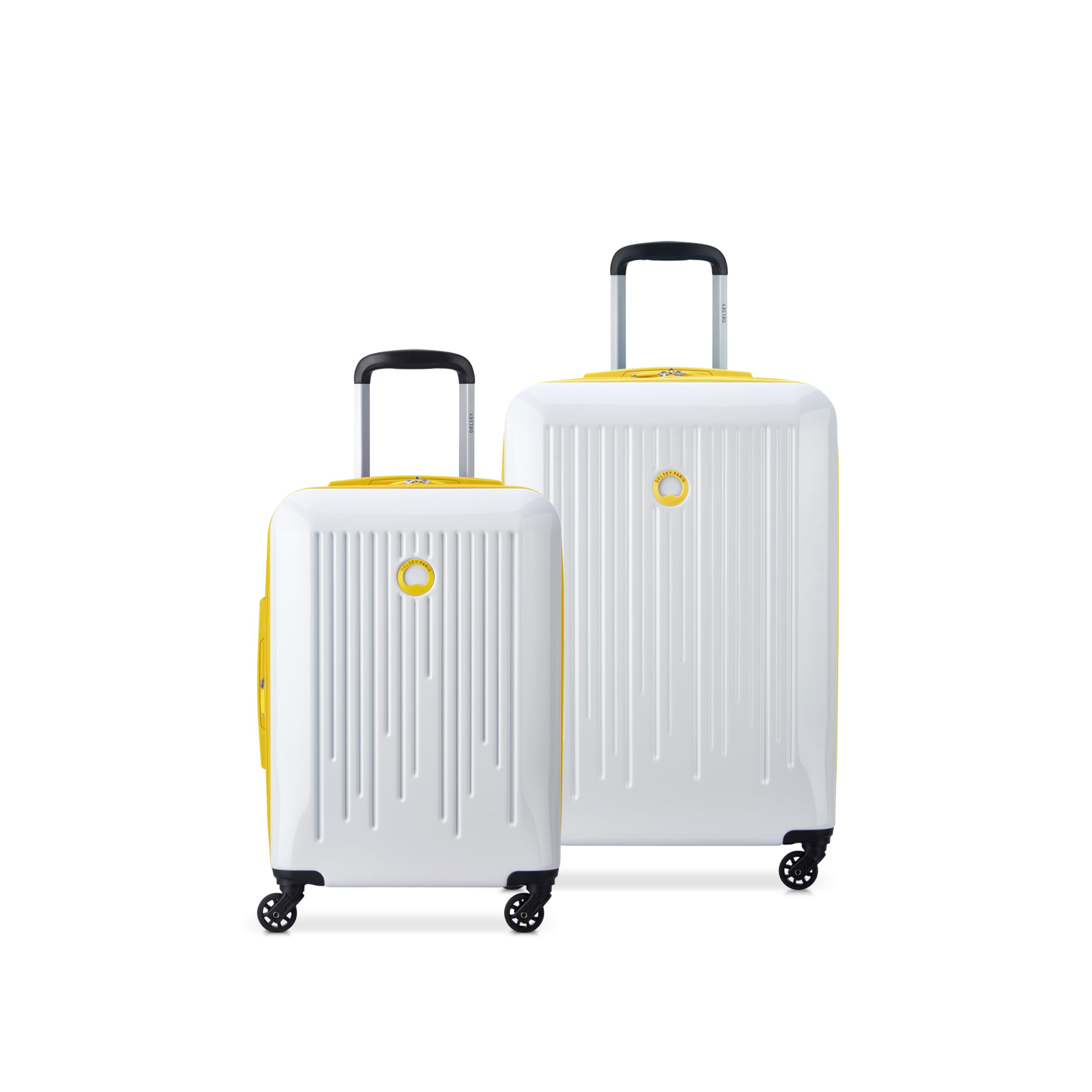 White with Yellow Trim / 2 Piece Set (20/24)