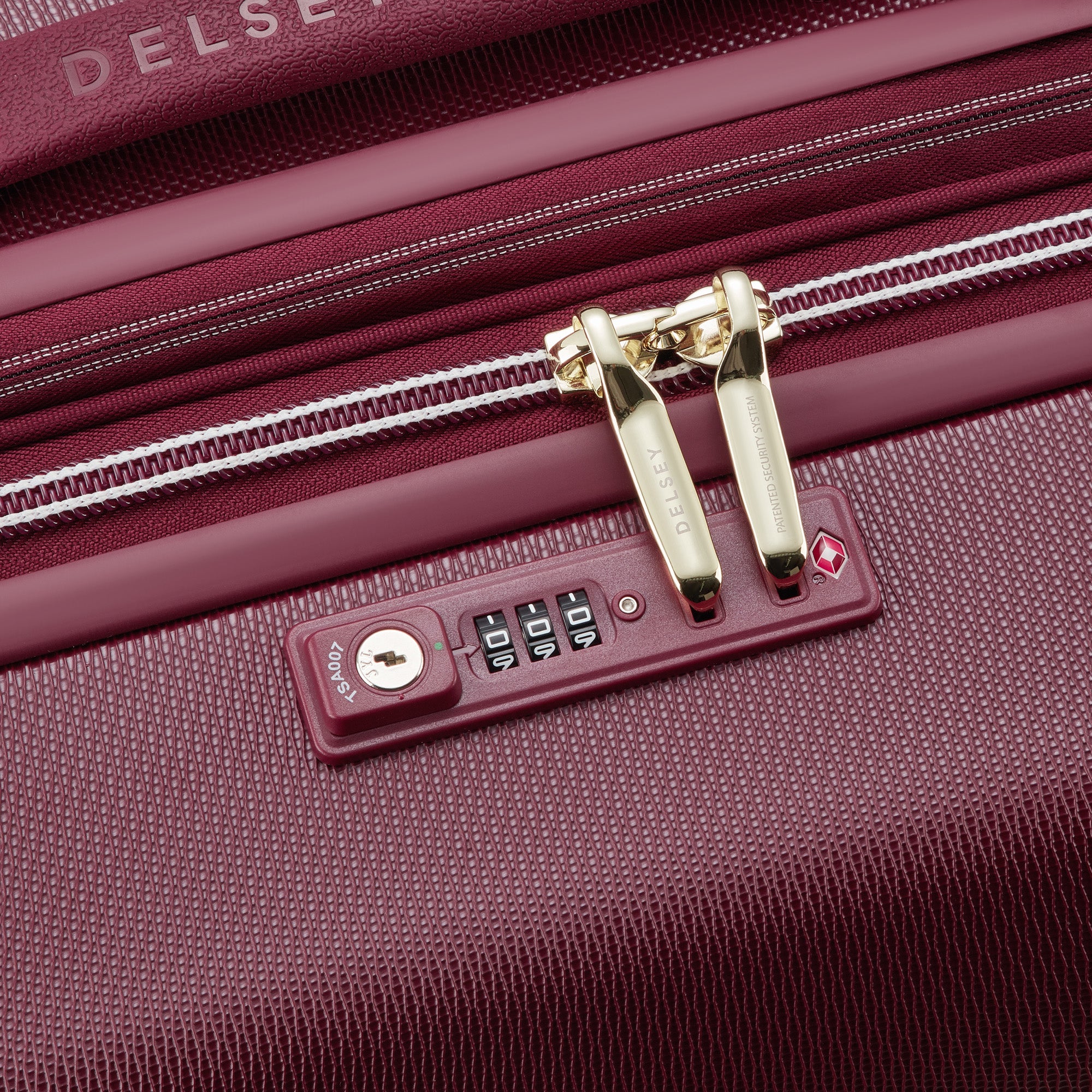 Burgundy / Checked-Large 28 Inch, No Brake
