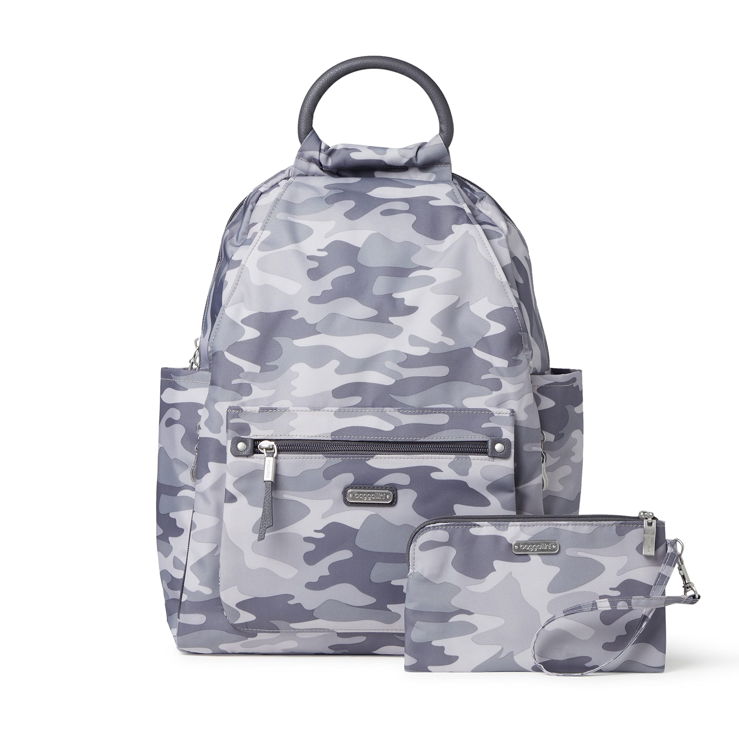 Grey Camo Print