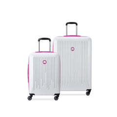 White with Mauve Trim / 2 Piece Set (20/28)