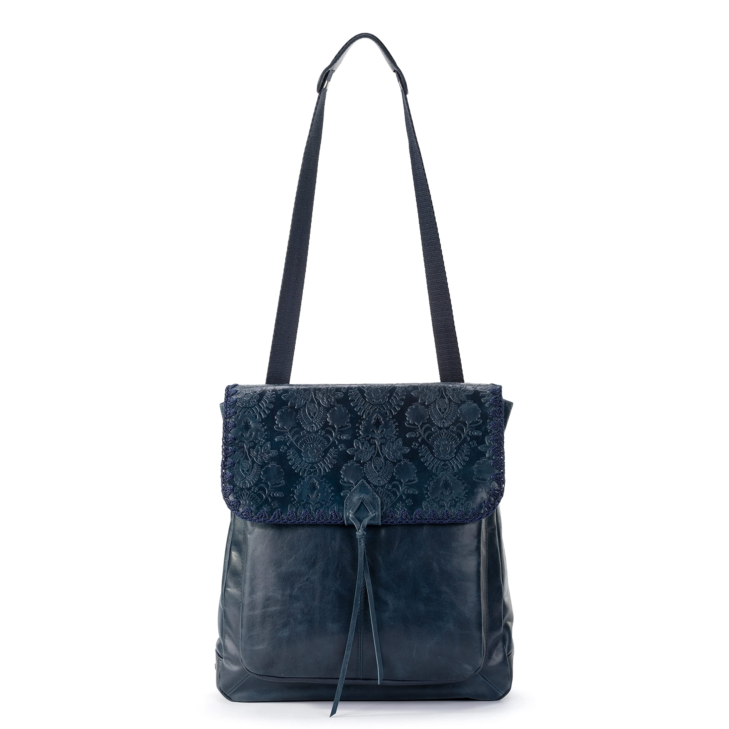 Indigo Floral Embossed