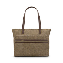 Tweed/Natural Leather