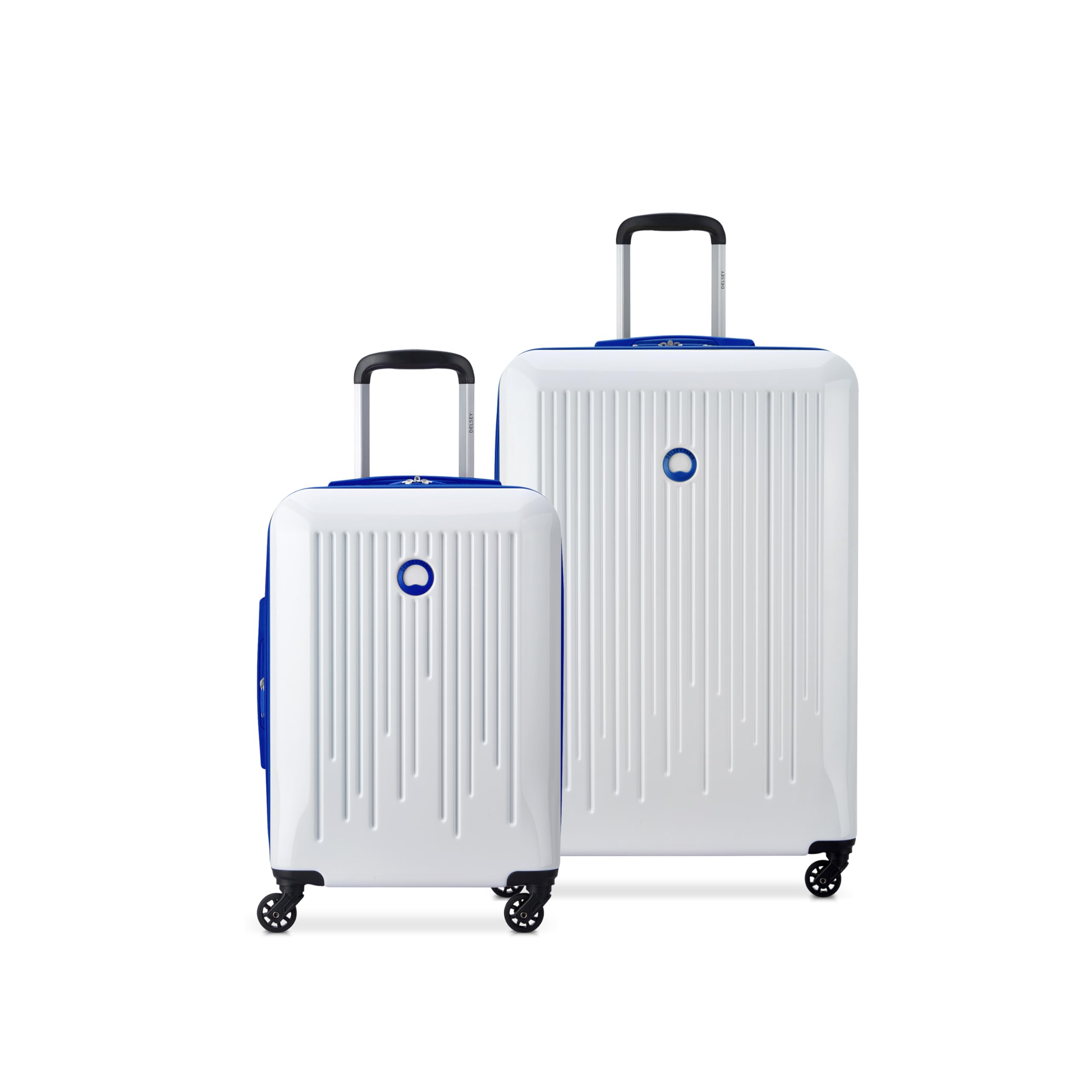 White with Blue Trim / 2 Piece Set (20/28)