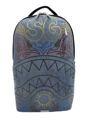Metallic Printed Denim Shark