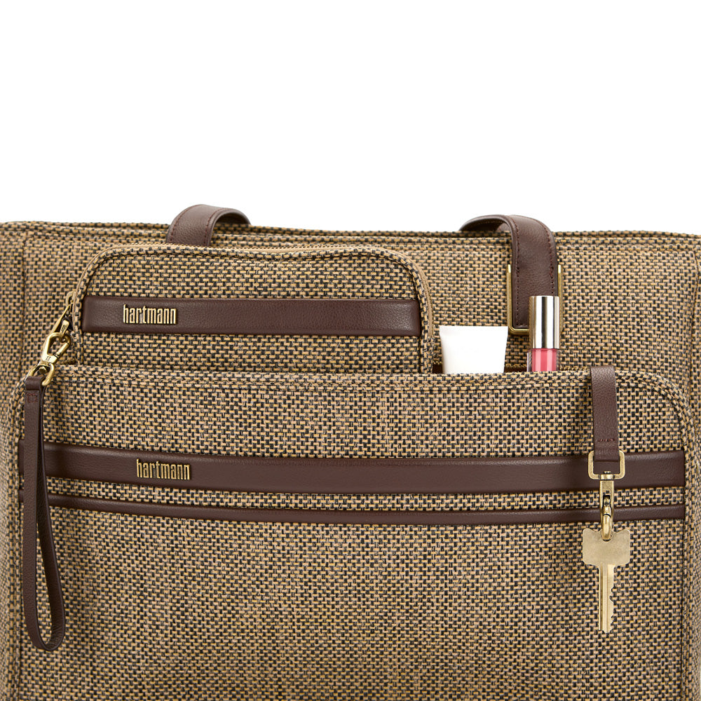 Tweed/Natural Leather