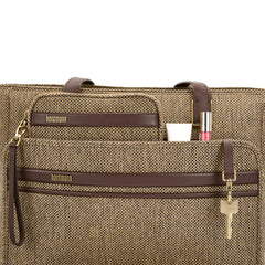 Tweed/Natural Leather