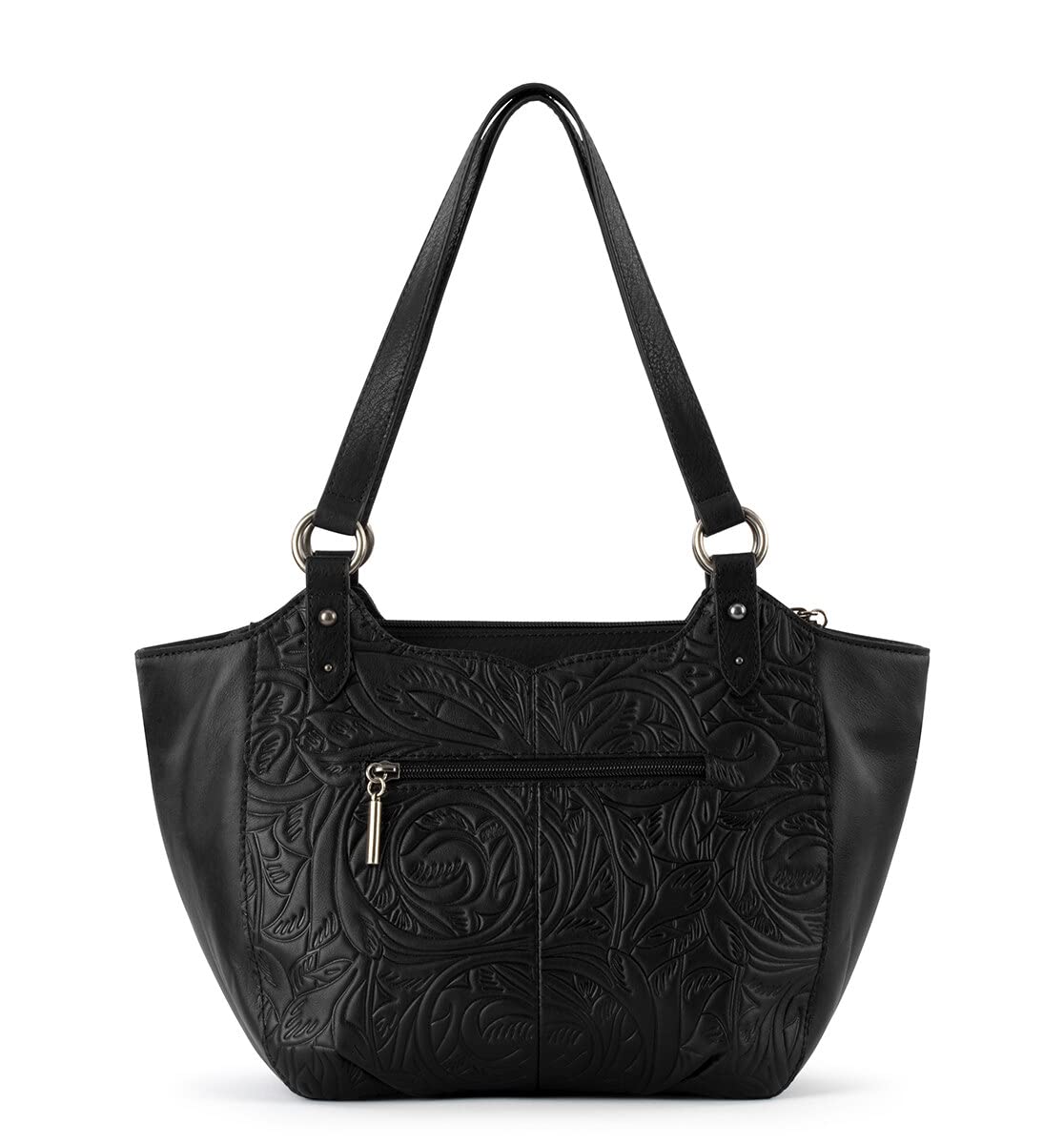 Black Leaf Embossed