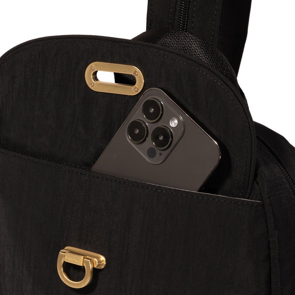Black with Gold Hardware