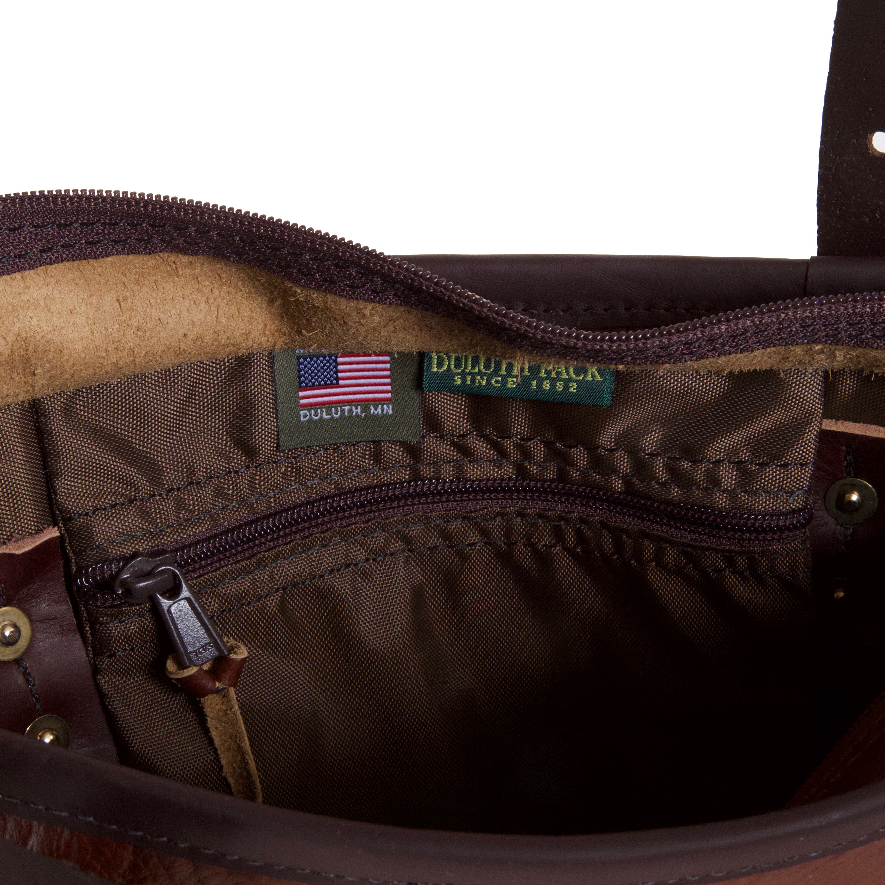 Bison/Brown Leather Trim