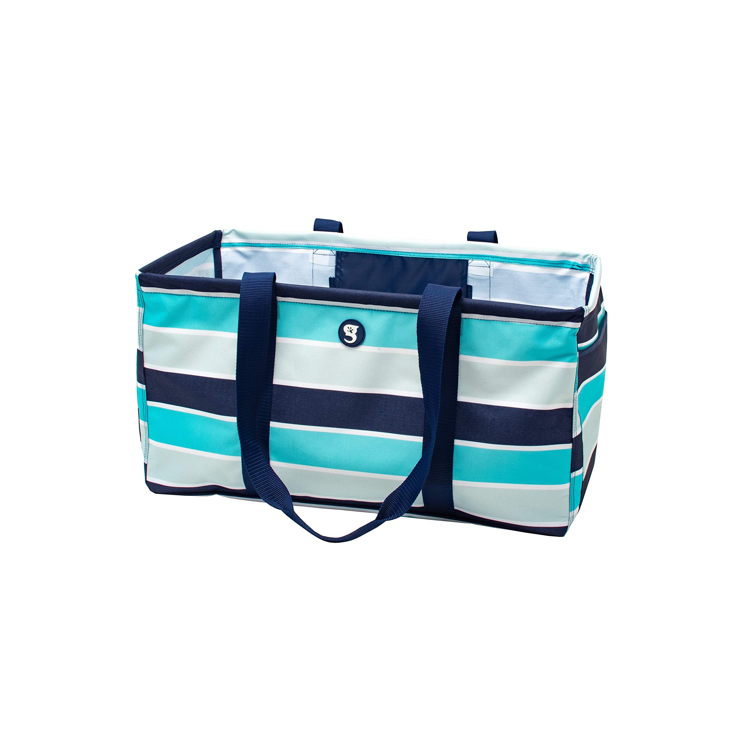 Blue/Grey Wide Stripe