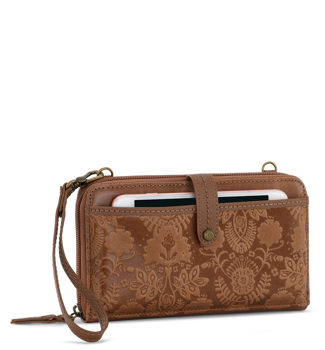 Tobacco Floral Embossed