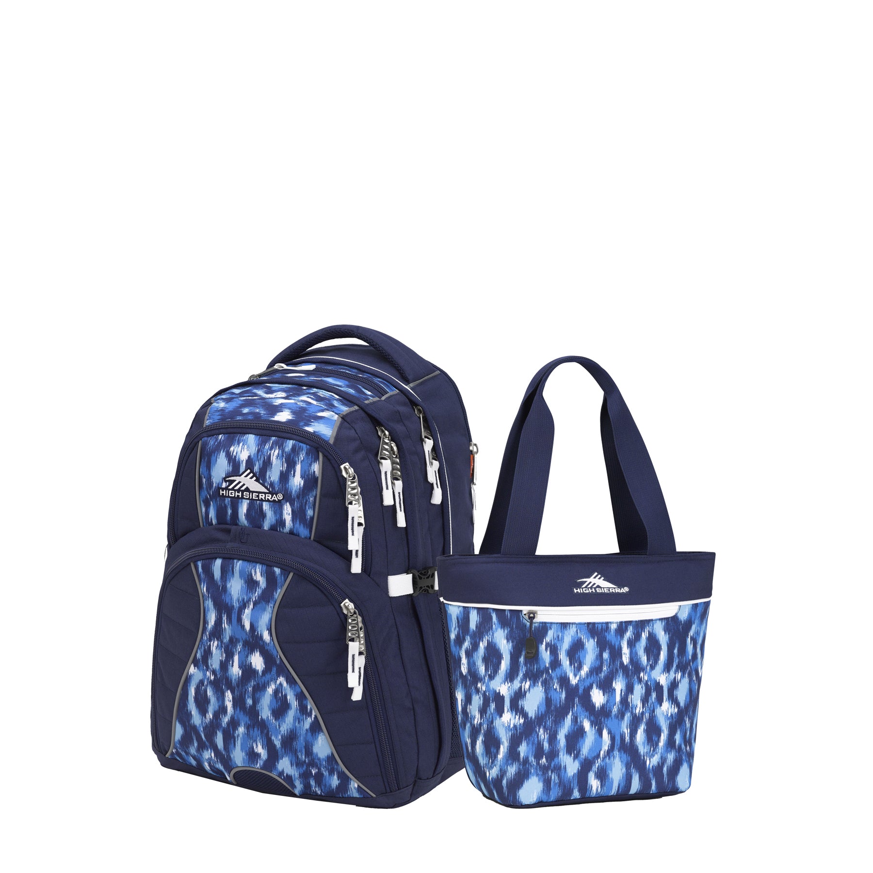 True Navy/Island Ikat/White