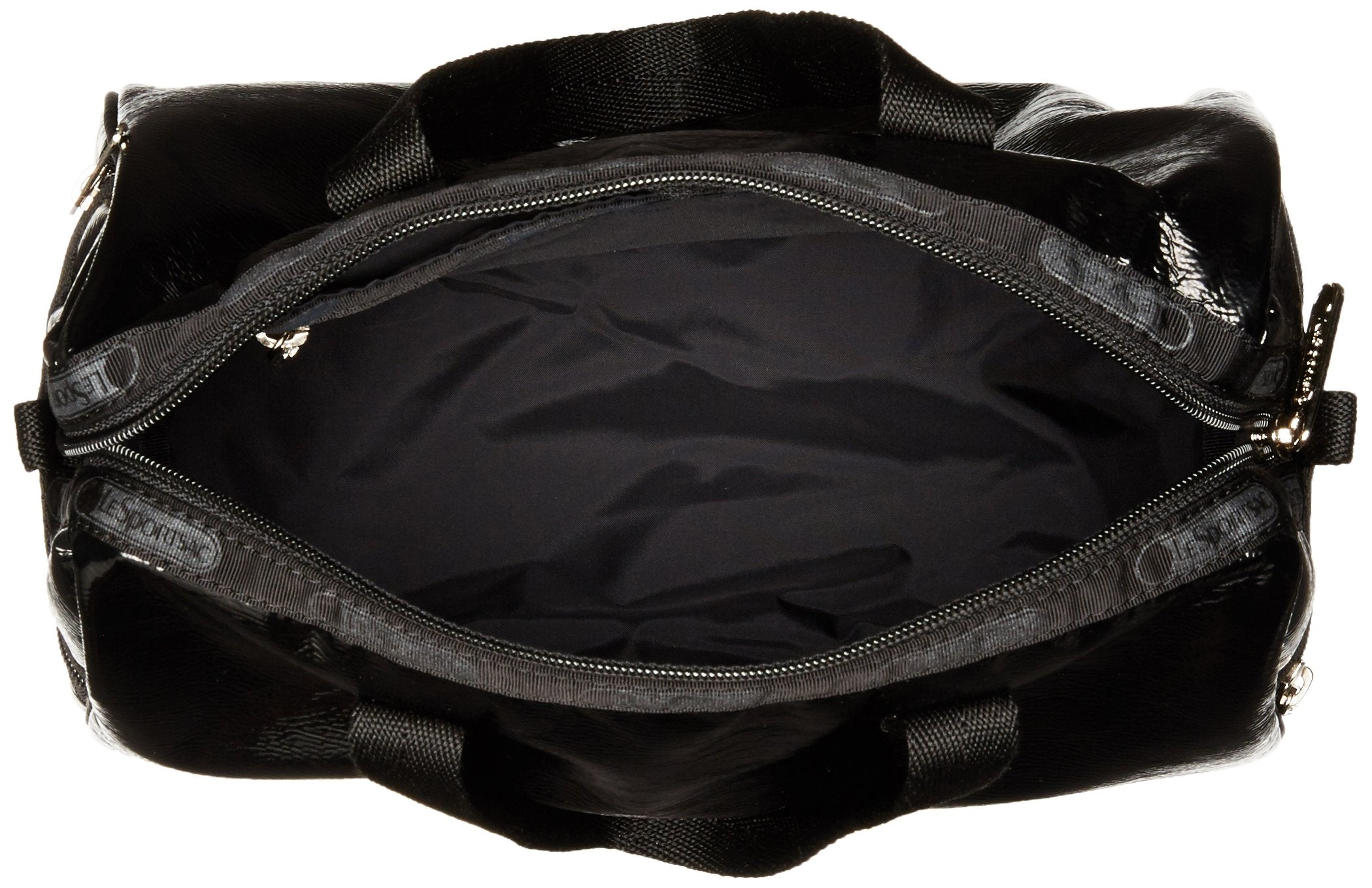 Black Crinkle Patent
