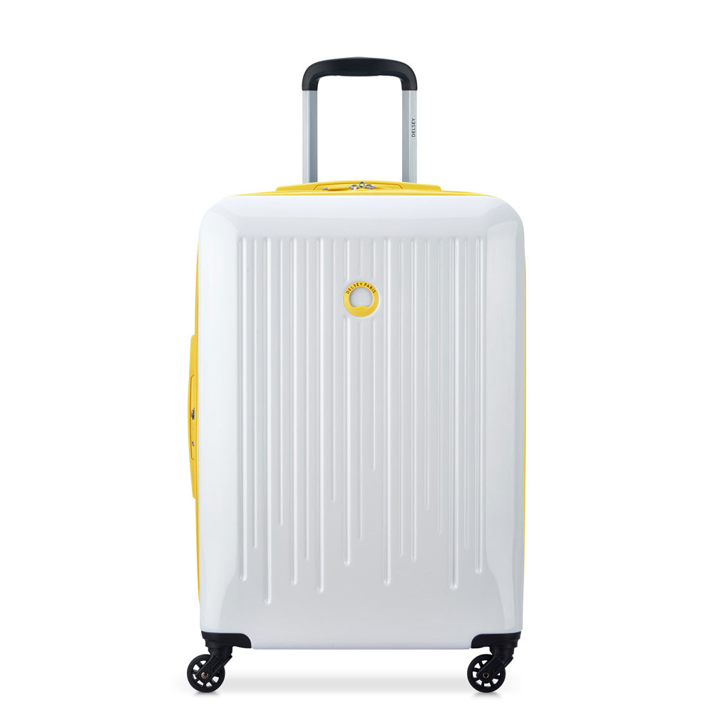 White with Yellow trim / 24 inch Checked Medium