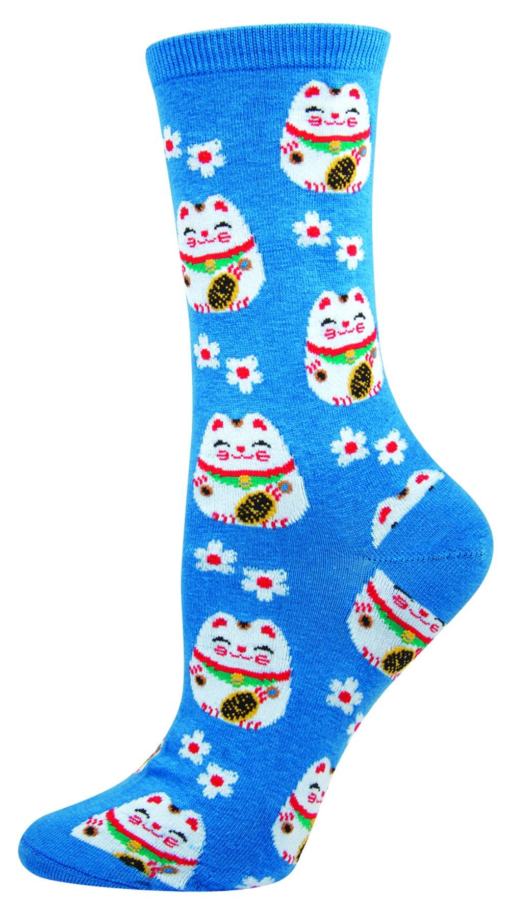 Lucky Cat  - Cornflower Blue