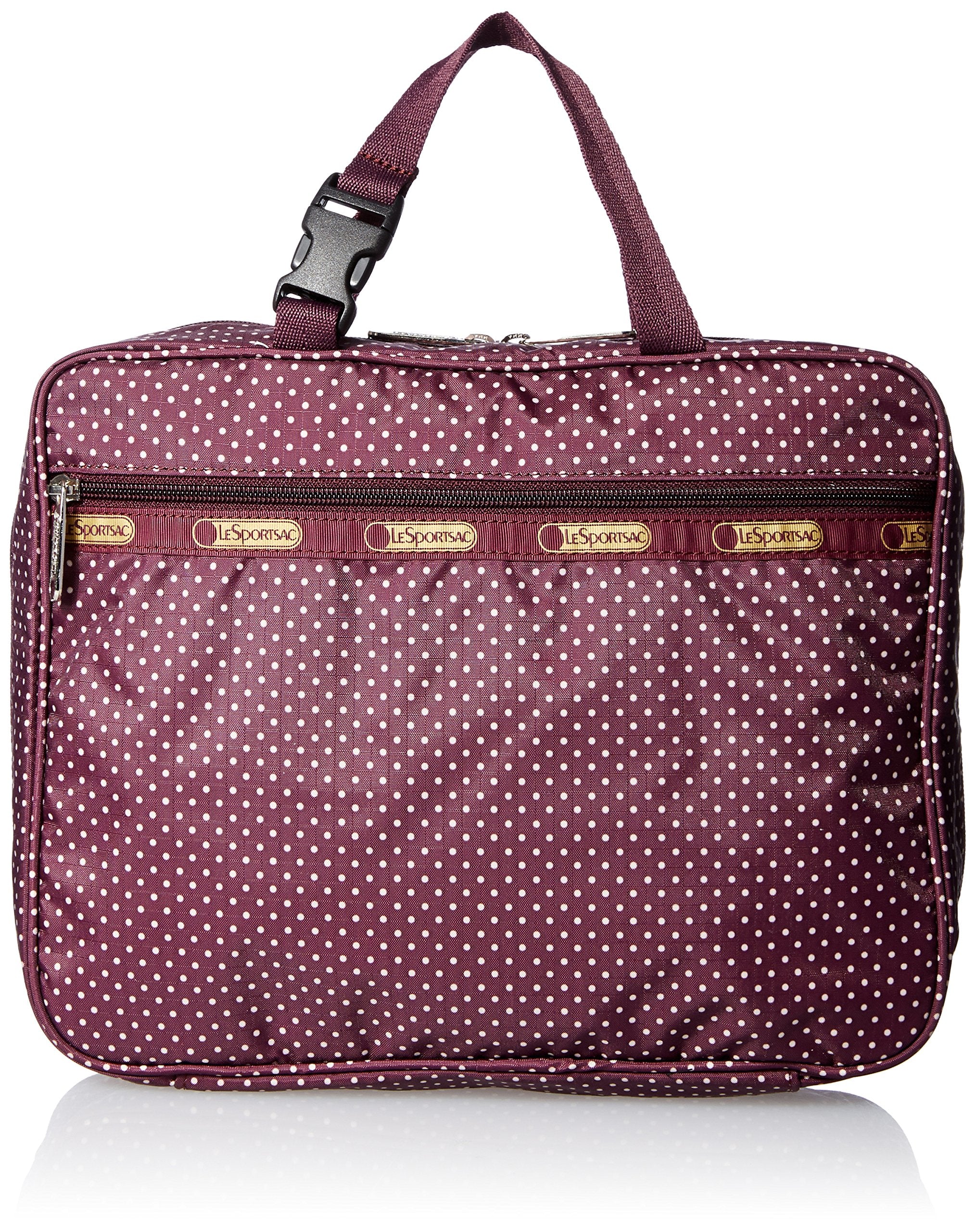 Burgundy Pink Dot