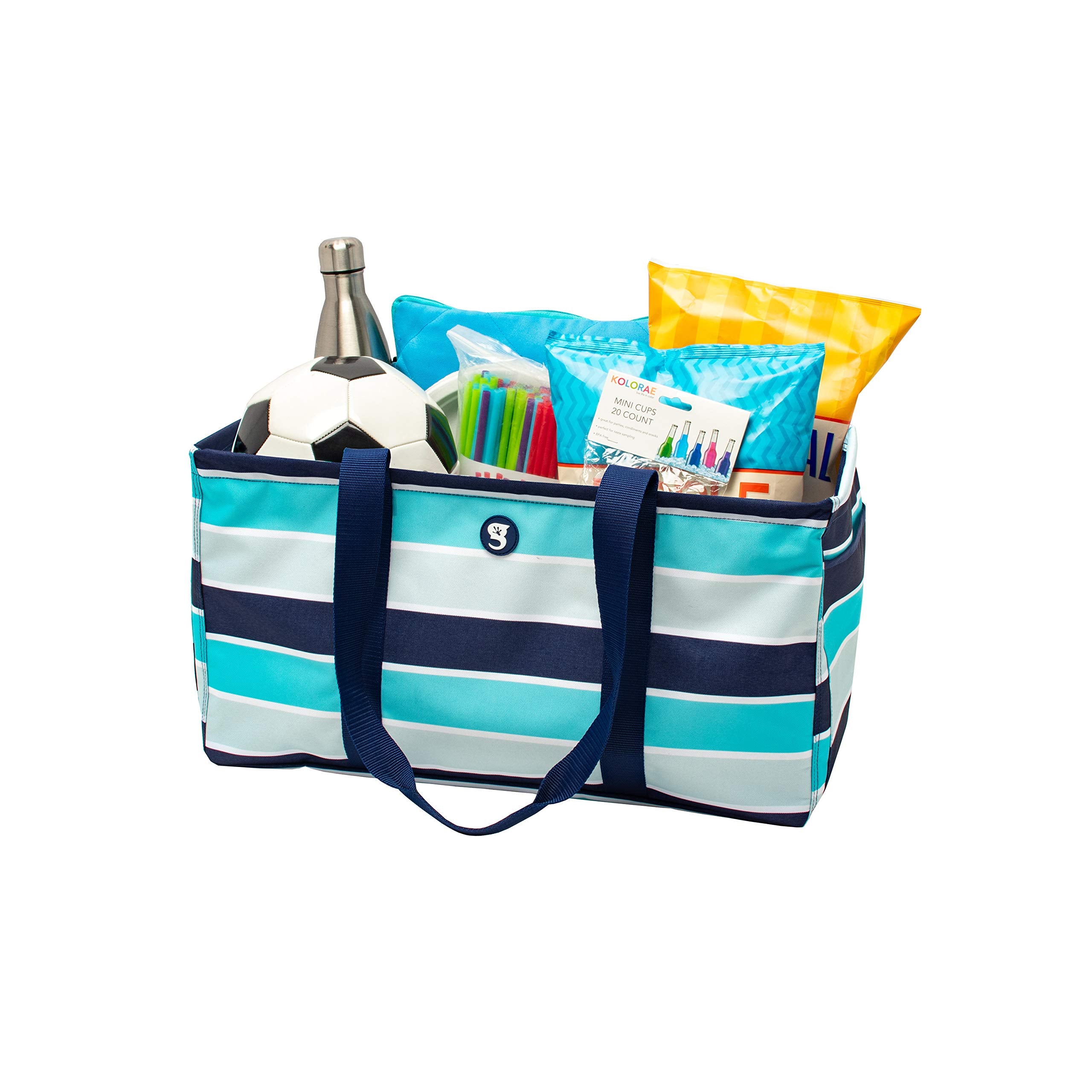 Blue/Grey Wide Stripe