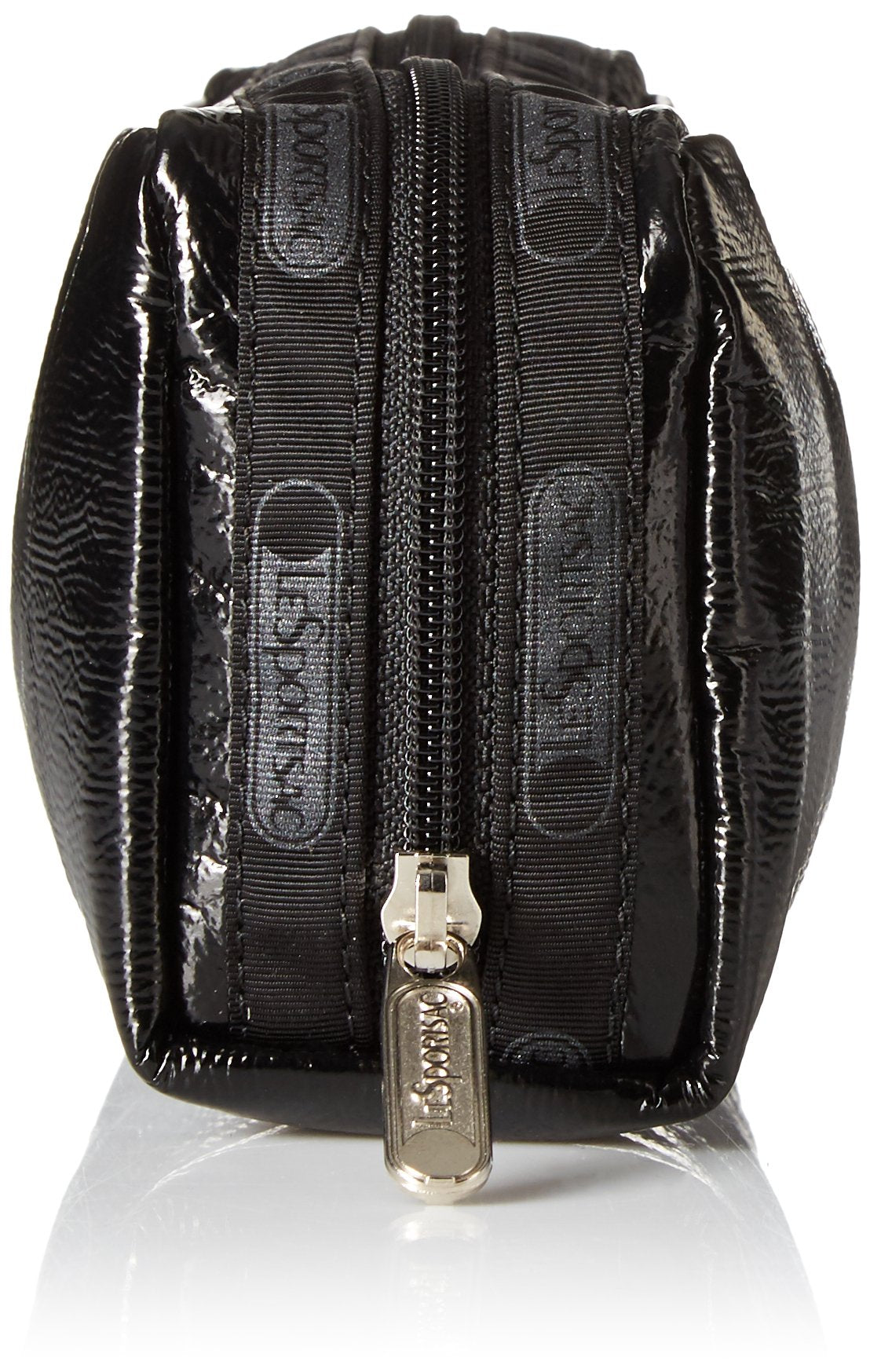Black Crinkle Patent