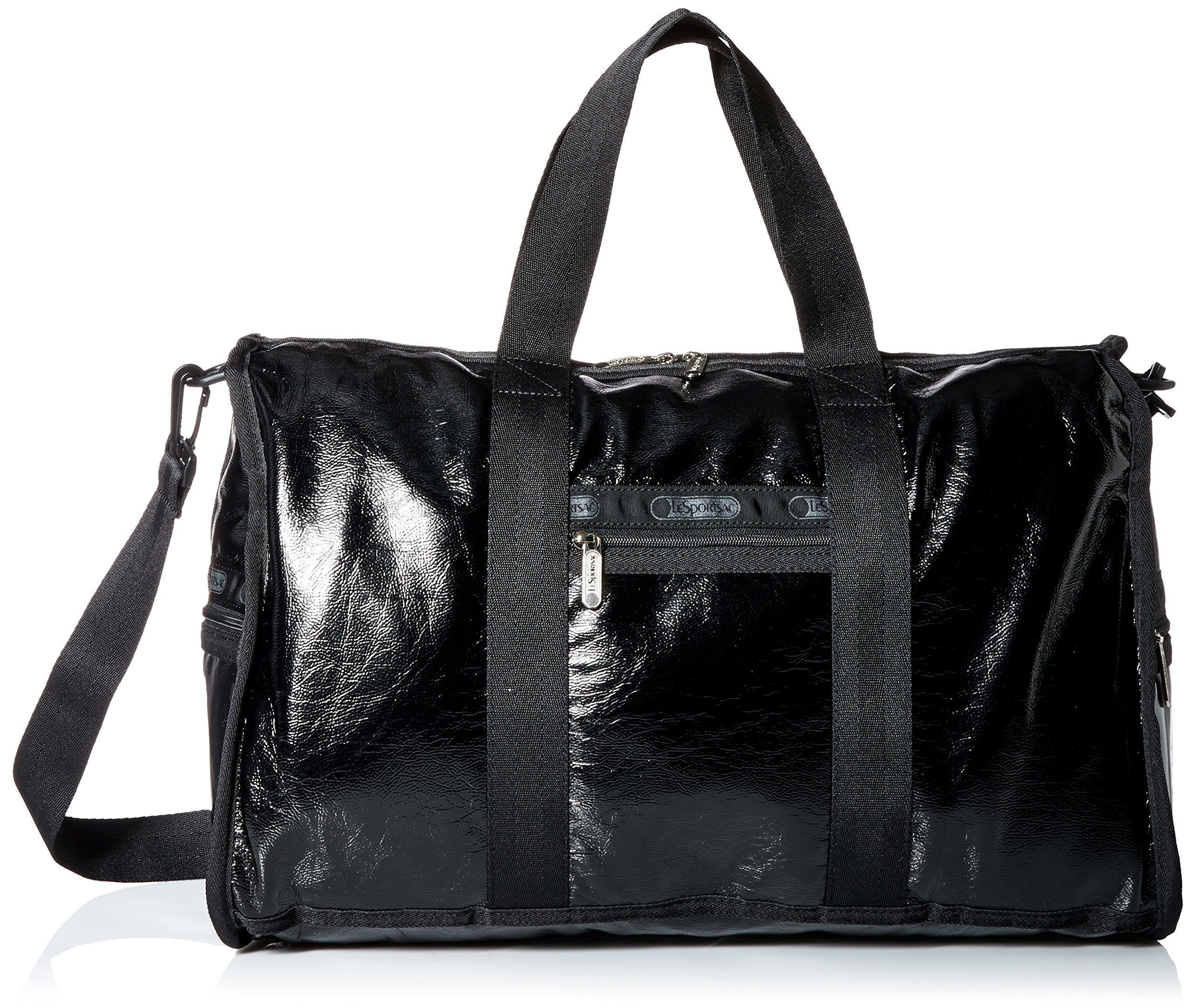 Black Crinkle Patent