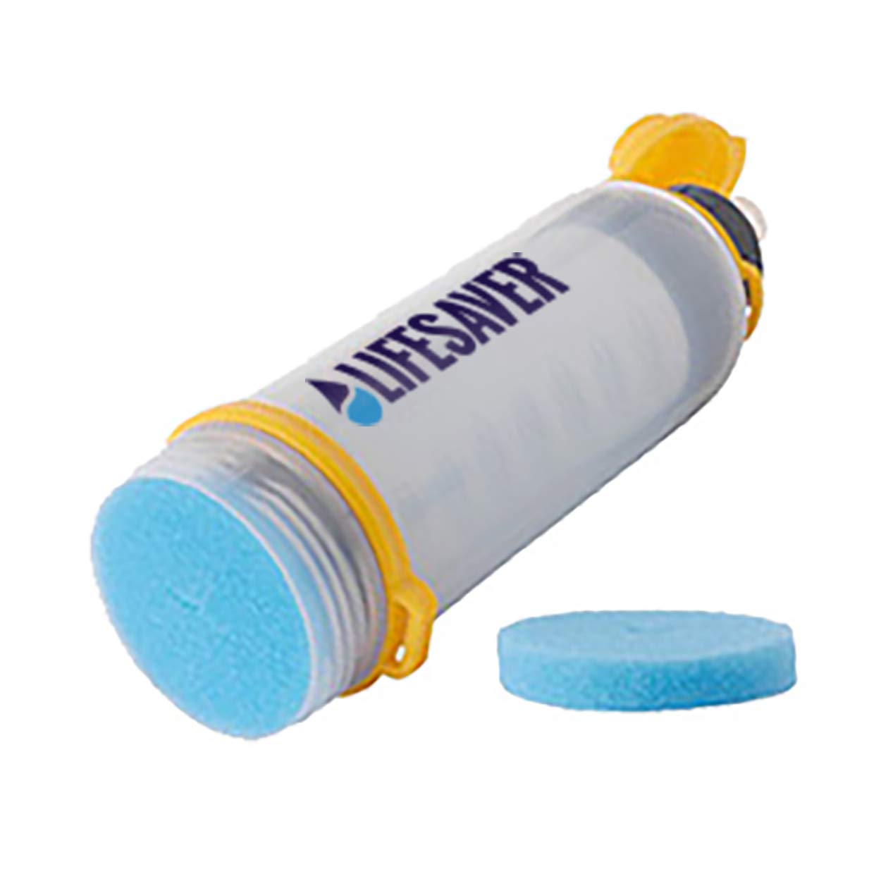 Clear Bottle/Yellow Cap