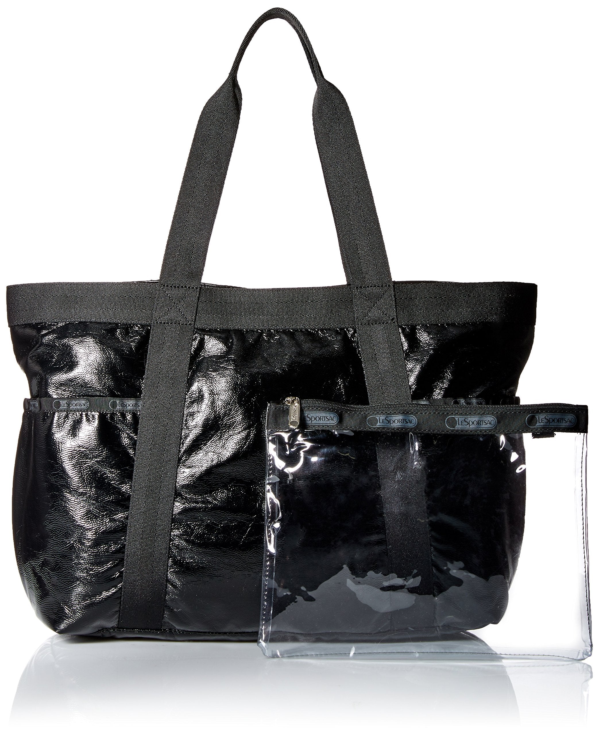 Black Crinkle Patent