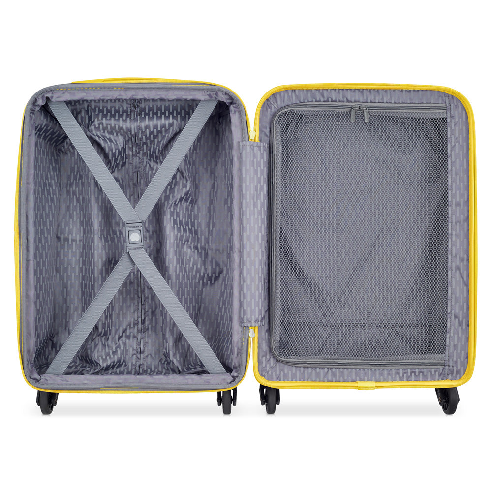 White with Yellow trim / 20 Inch Carry On