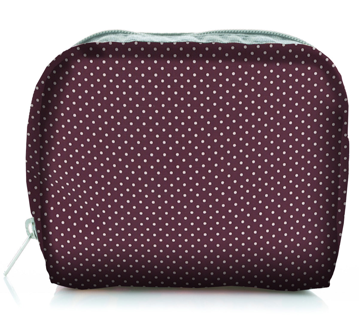 Burgundy Pink Dot