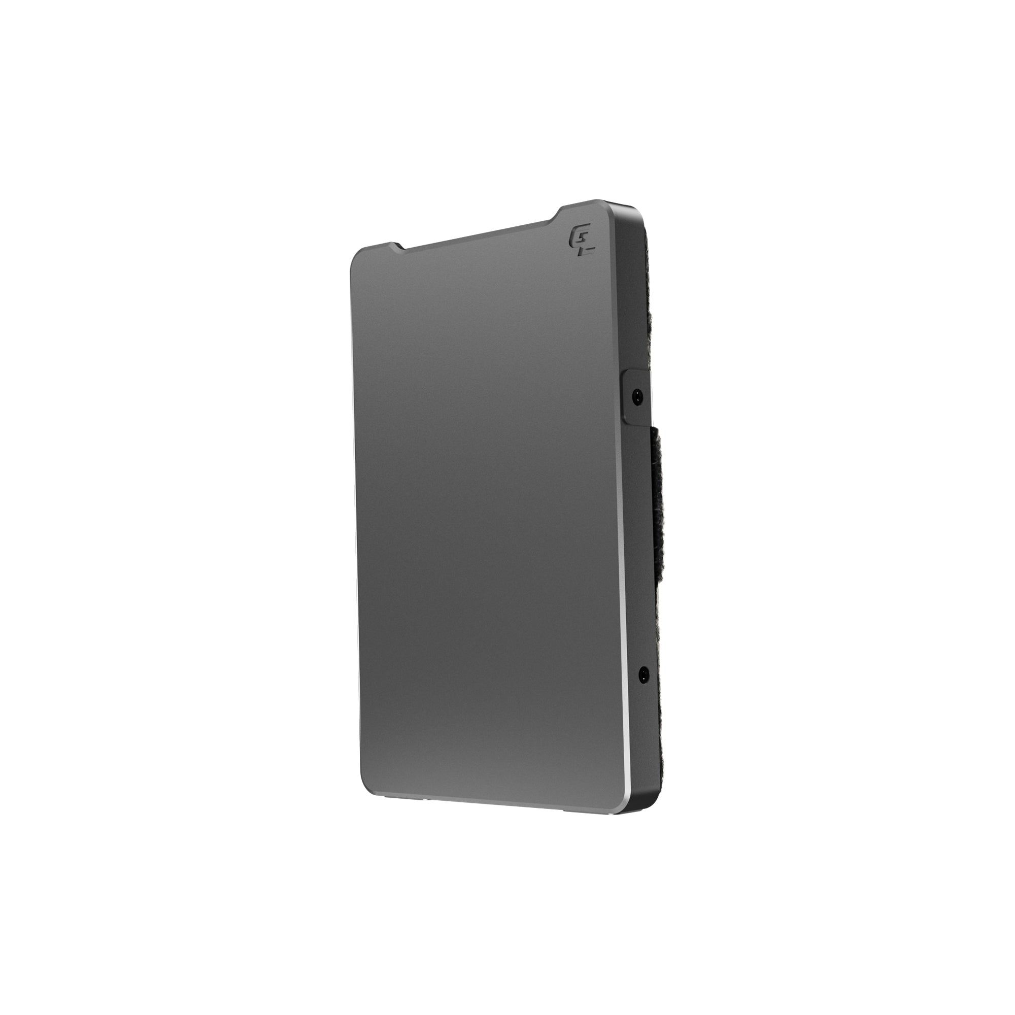 Gun Metal Black Leather